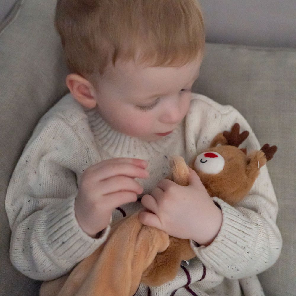 Ziggle Baby Reindeer Christmas Comforter Blanket