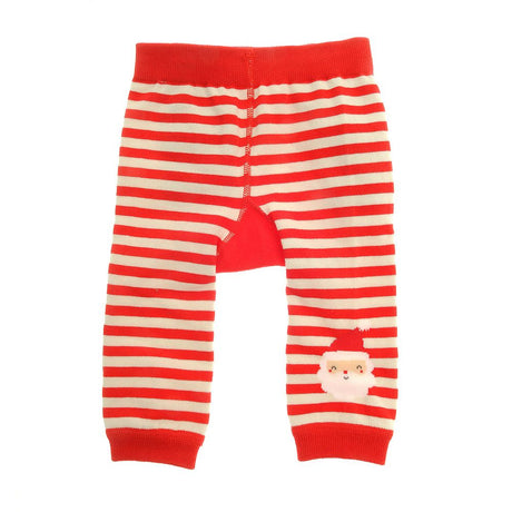 Ziggle Baby Santa Leggings and Socks Set - 0-6 Months