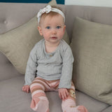 Ziggle Baby Squirrel Top Bow Turban Headband - Old Railway Line Garden Centre