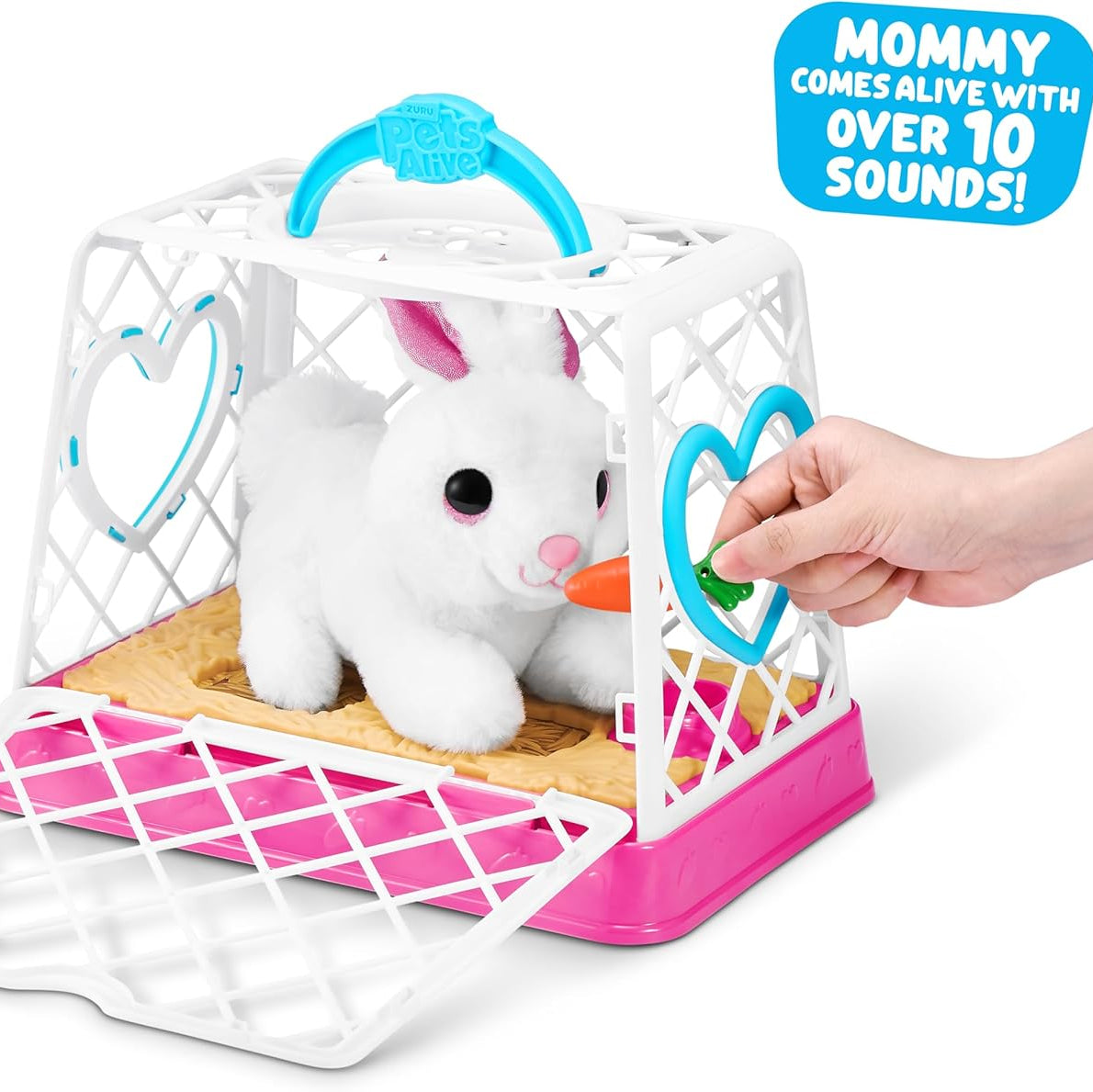 Zuru Pets Alive Mommy Bunny & Baby Surprise Toy Pet