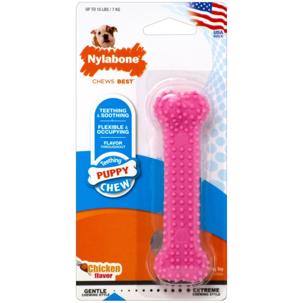Nylabone X-Small Pink Chicken Puppy Dental