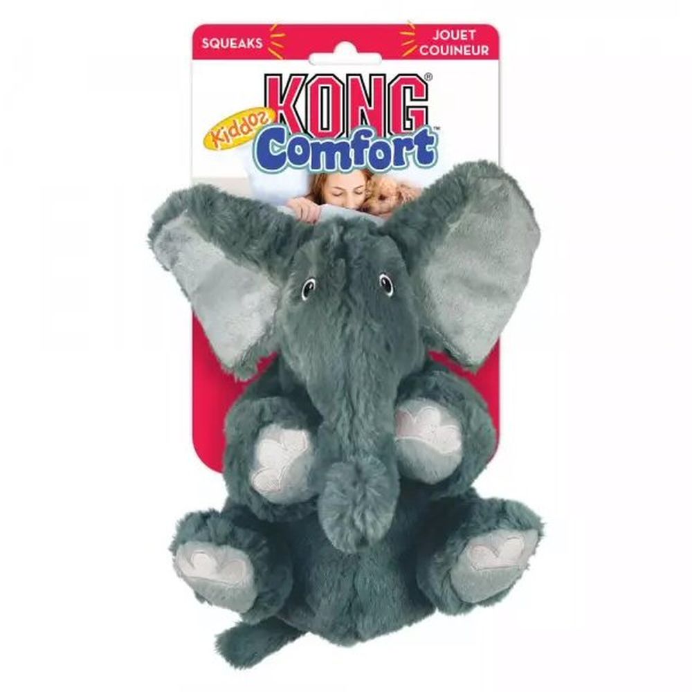 KONG Comfort Kiddos Elephant Dog Toy - Small