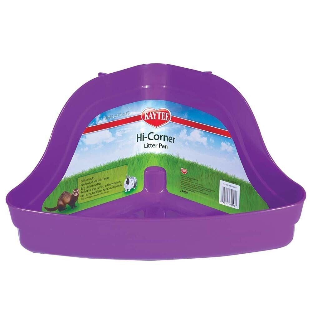 Kaytee Medium Hi-Corner Litter Tray (Assorted Colours)