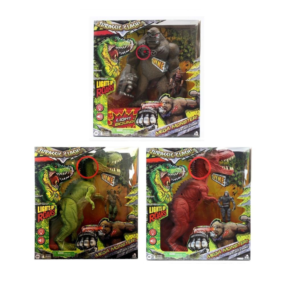 Jurassic Clash Mega Monster! - Choice of 3