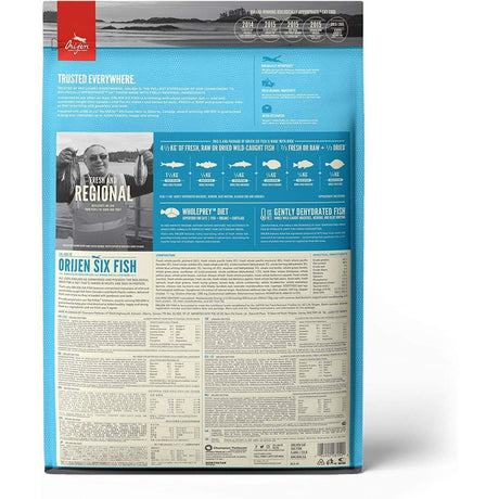 Orijen 5.4kg Six Fish Cat & Kitten Food