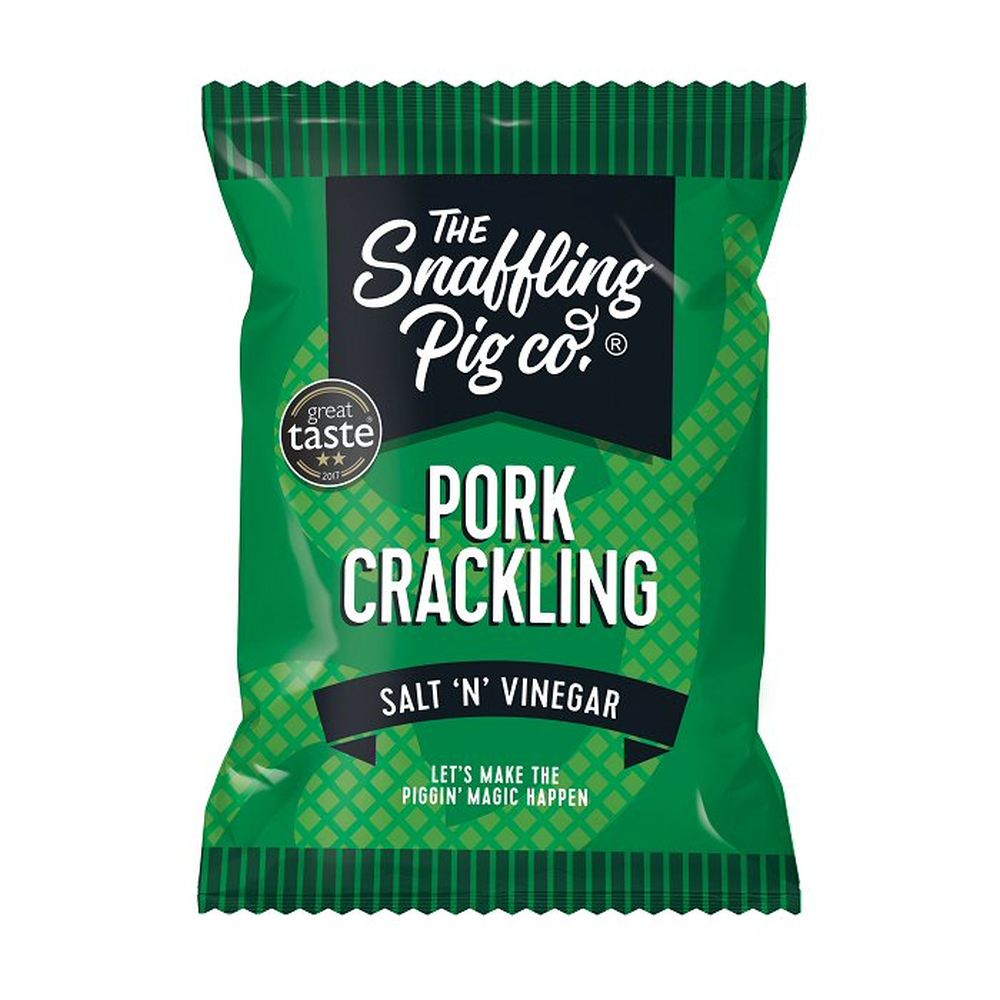 Snaffling Pig Co.45g Salt 'N' Vinegar Pork Crackling