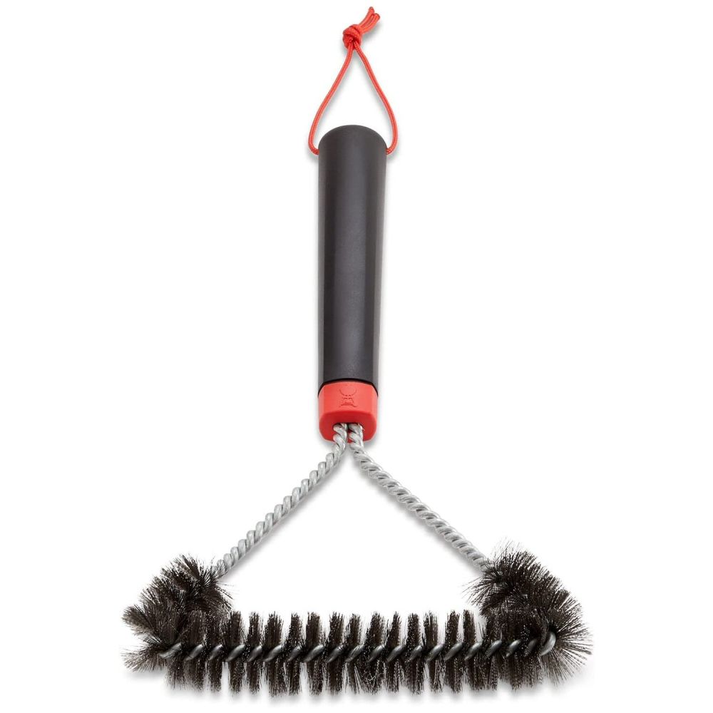 Weber 30cm Three-Sided Wire Barbecue Brush - 6277