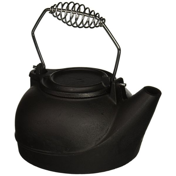 Panacea 25cm Black Iron Fireside Kettle Humidifier