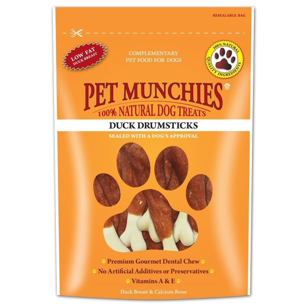 Pet Munchies 100g Duck Drumsticks Dog Treats