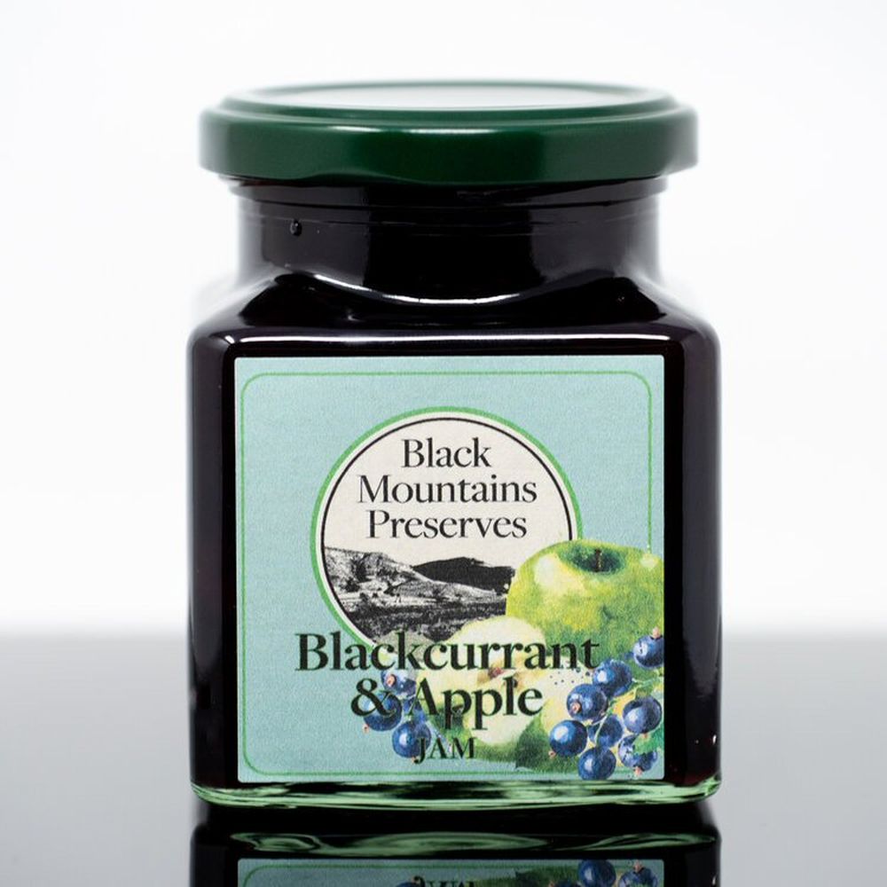 Black Mountains Preserves Blackcurrant & Apple Jam 330g
