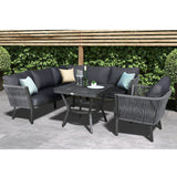 Hartman Sanza 5-Seater Square Corner Casual Dining Set