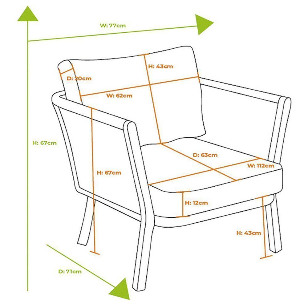 Hartman Sanza 5-Seater Square Corner Casual Dining Set