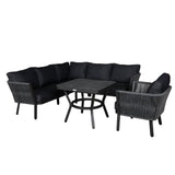 Hartman Sanza 5-Seater Square Corner Casual Dining Set