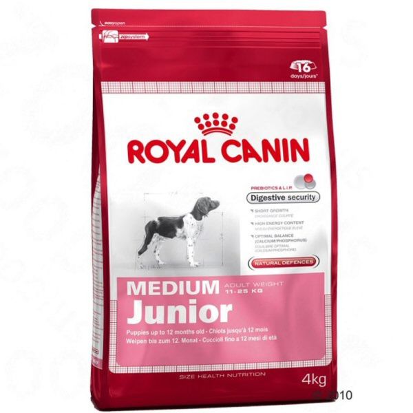 Royal Canin 4kg Medium Junior Dog Food