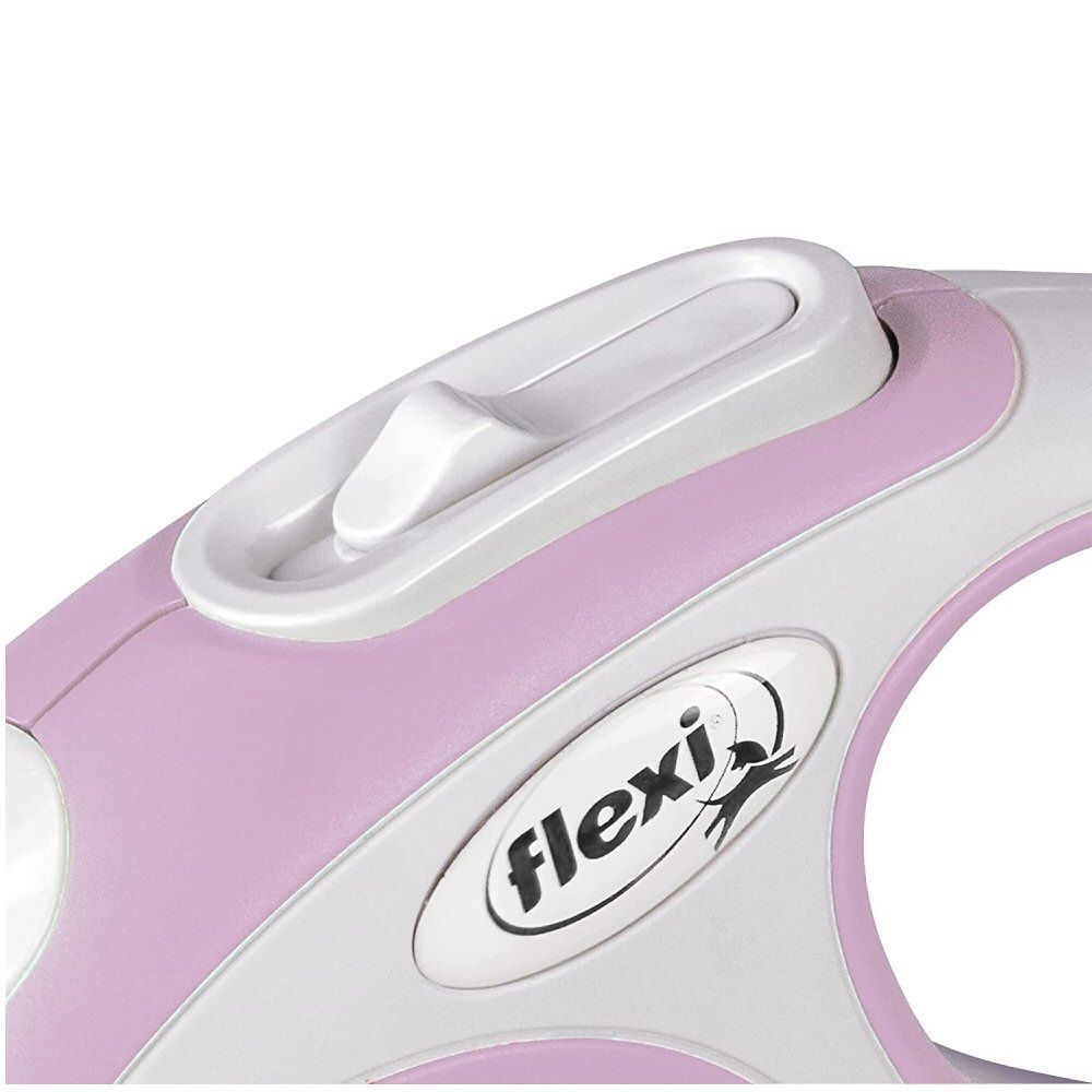 Flexi Rose New Comfort Tape Retractable Dog Lead