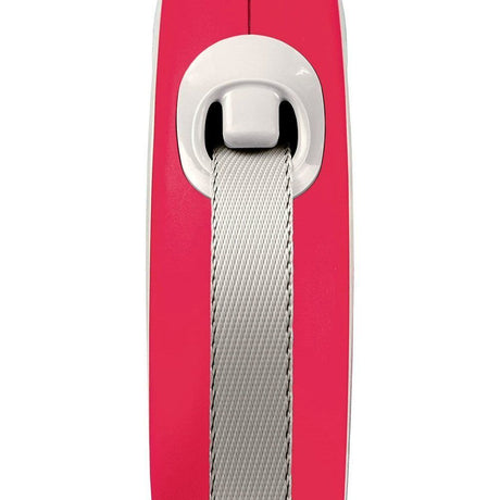 Flexi 5m Medium Red New Comfort Tape Retractable Dog Lead