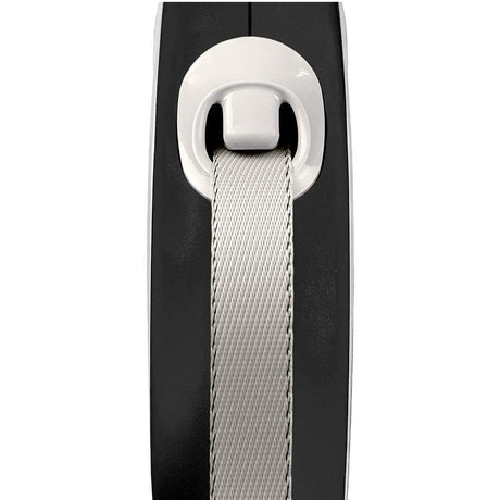 Flexi Black New Comfort Tape Retractable Dog Lead