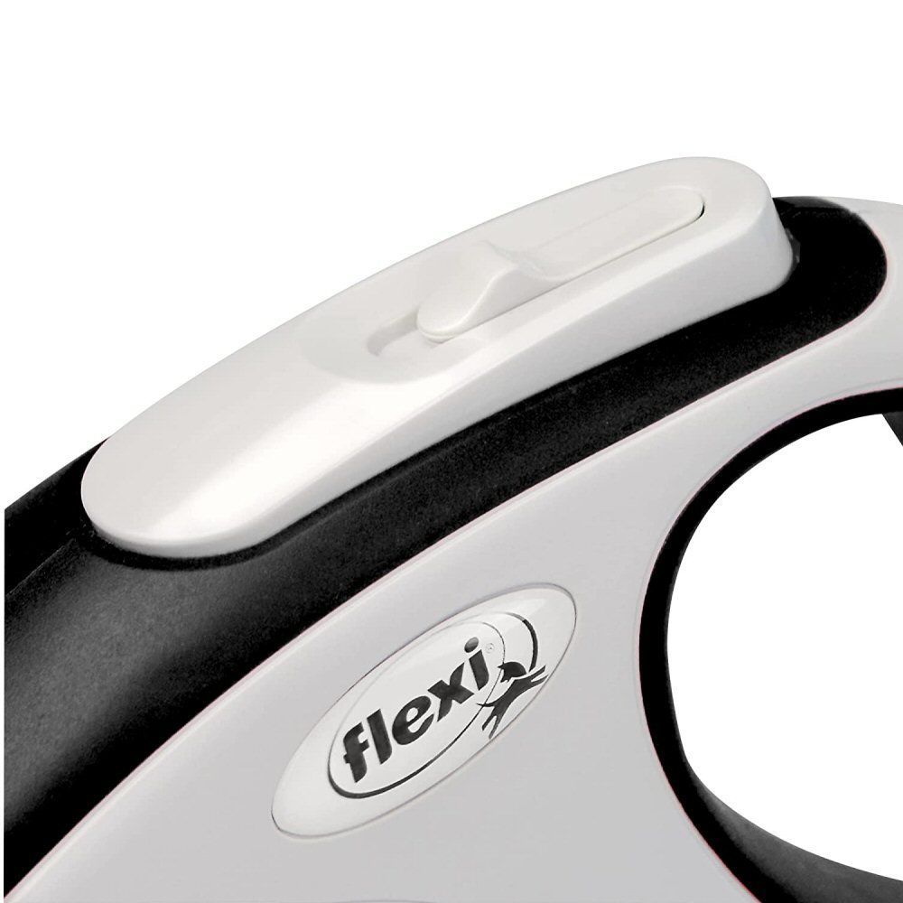 Flexi 8m Large Black New Comfort Tape Retractable Dog Lead