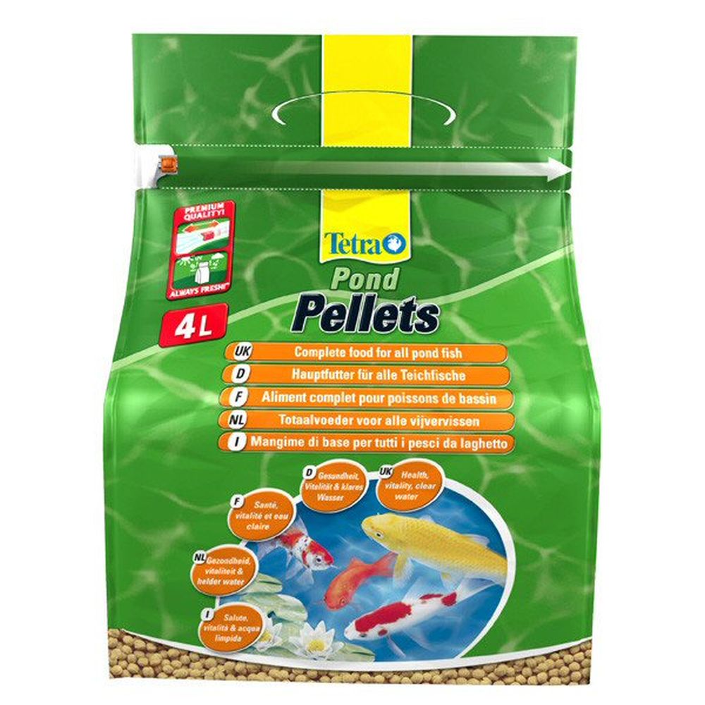 Tetra Pond Pellets Medium  4L