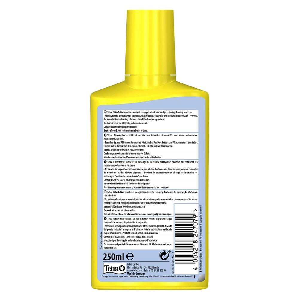 Tetra 250ml Filter Active Bacteria