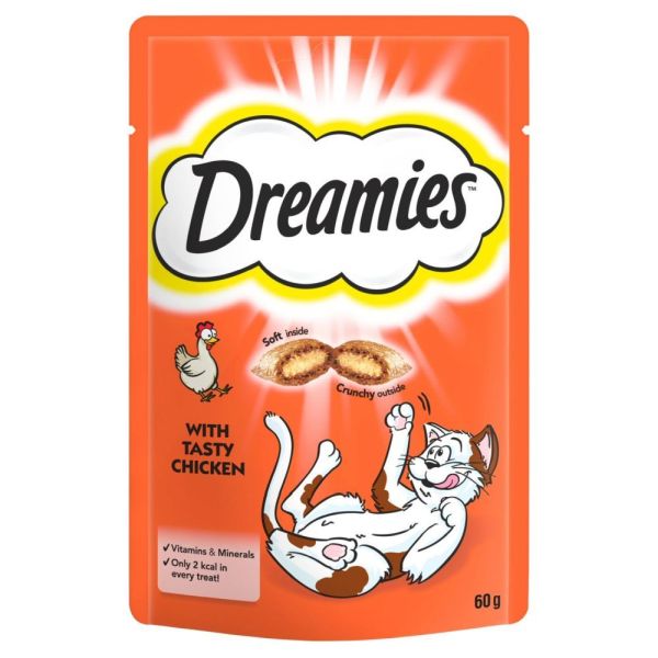 Dreamies 60g Tasty Chicken Cat Treat