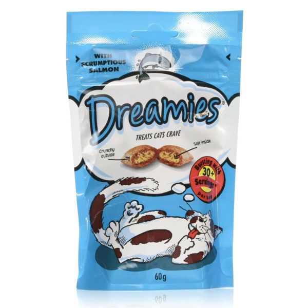 Dreamies 60g Dreamies Cat Crave Treat with Scrumptious Salmon