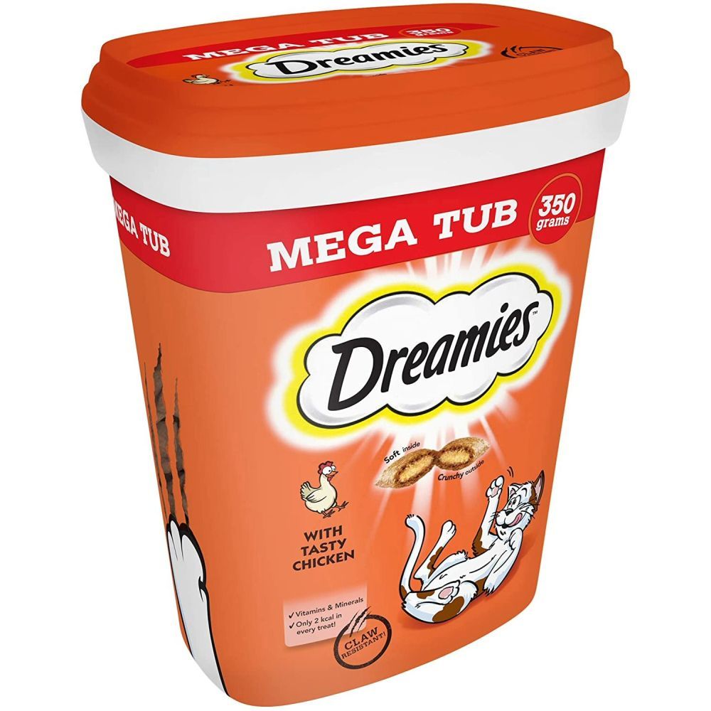 Dreamies 350g Chicken Mega Tub Cat Treats