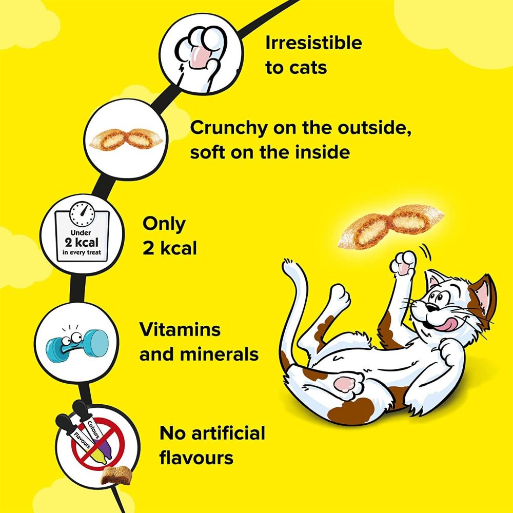 Dreamies 350g Salmon Mega Tub Cat Treats