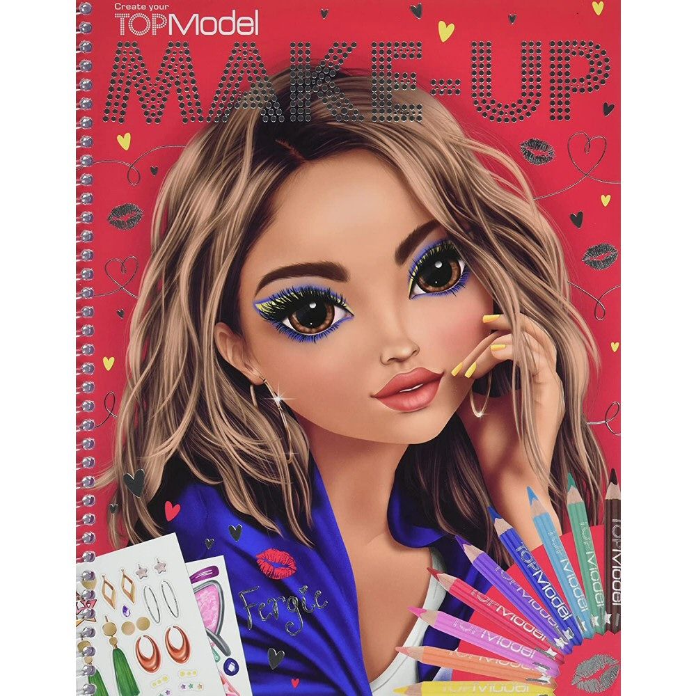 Depesche Top Model Make-Up Colouring Book