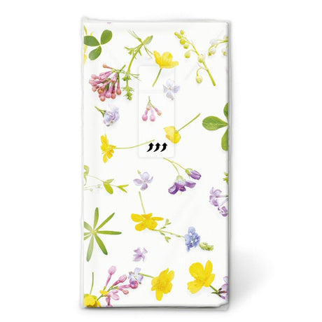 N.J Products Scattered Flowers Hanky (Pack of 10)