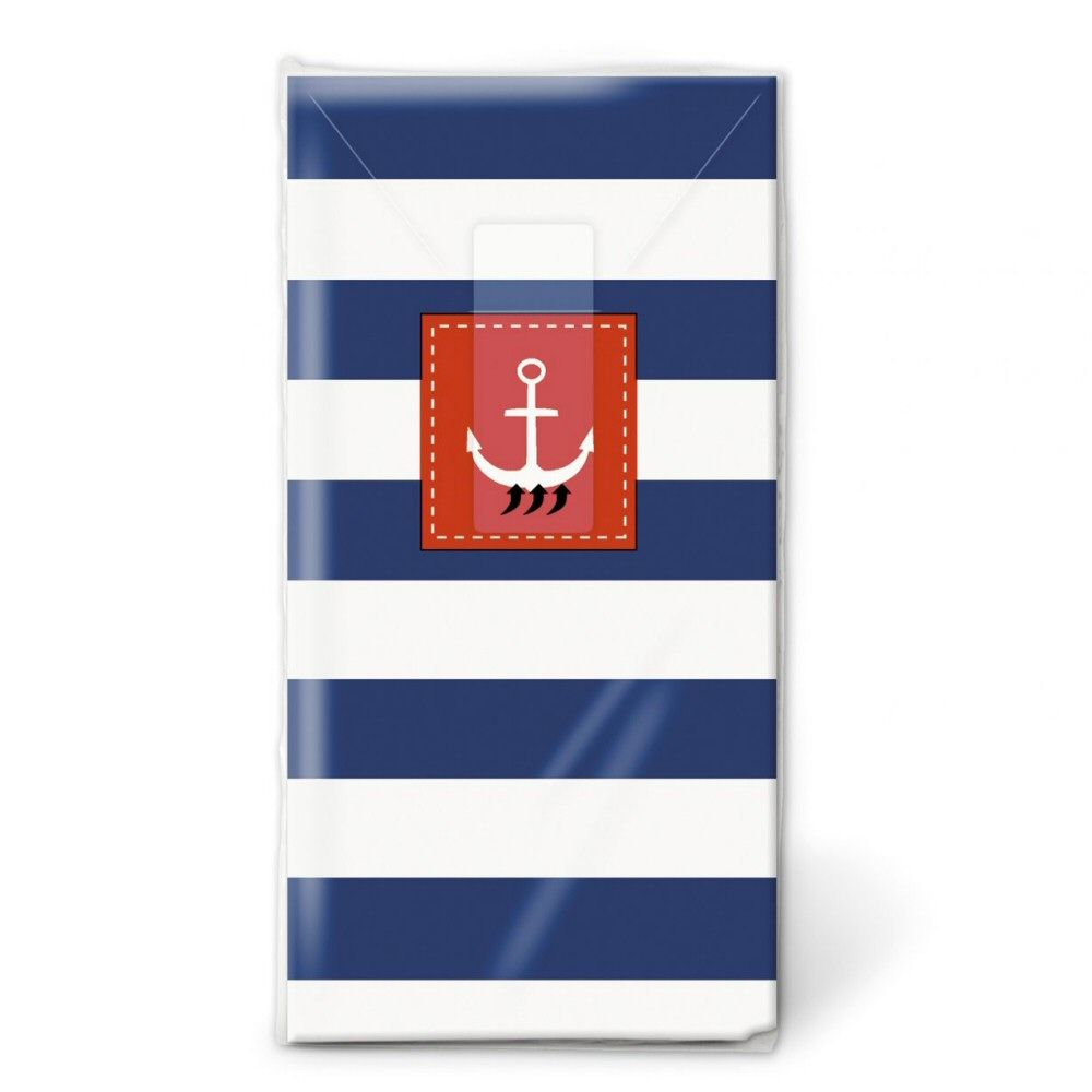 N.J Products Sailor Stripes Hanky (Pack of 10)