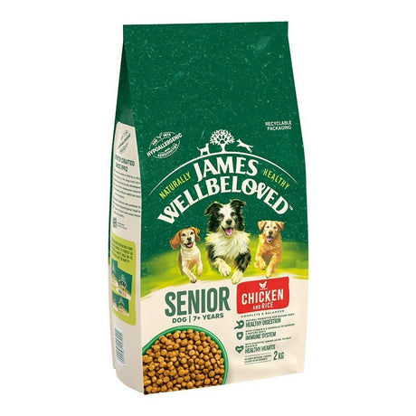 James Wellbeloved 2kg Chicken & Rice Senior Dry Dog Food