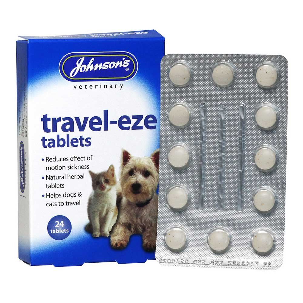 Johnsons Pack of 24 Travel-eze Tablets for Dogs & Cats