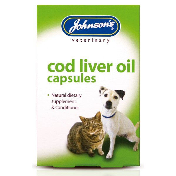Johnson's 40 Dog & Cat Cod Liver Oil Capsules