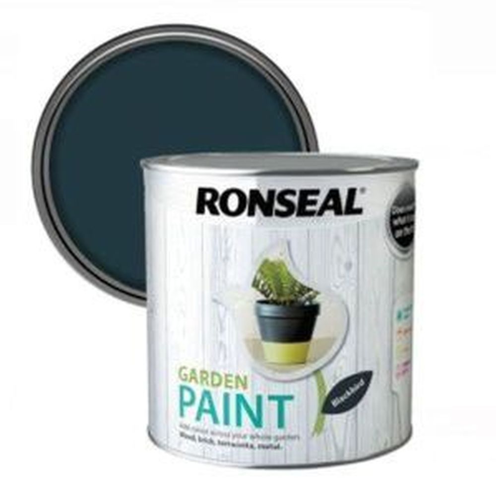 Ronseal 2.5 Litre Blackbird Garden Paint