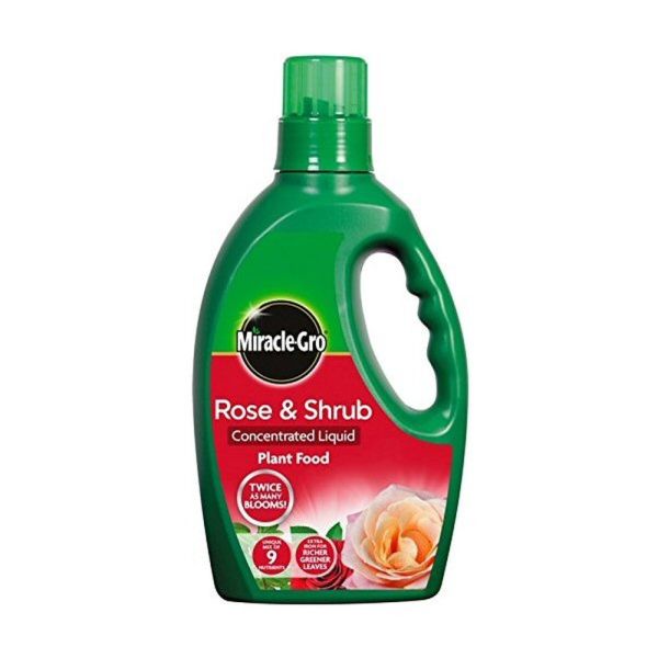Miracle Gro 1 Litre Rose & Shrub Concentrated Liquid Feed