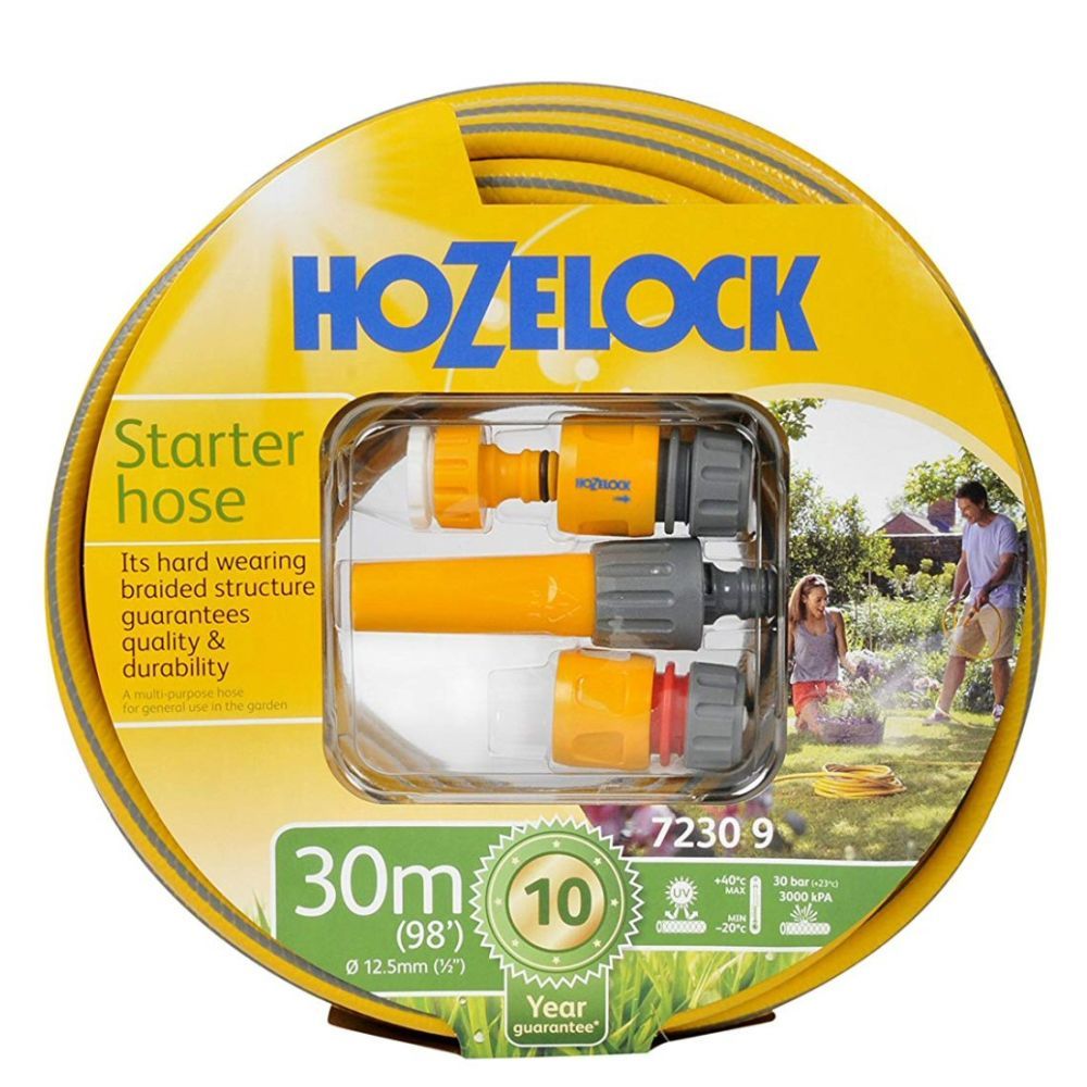 Hozelock 30m Starter Hose and Fittings