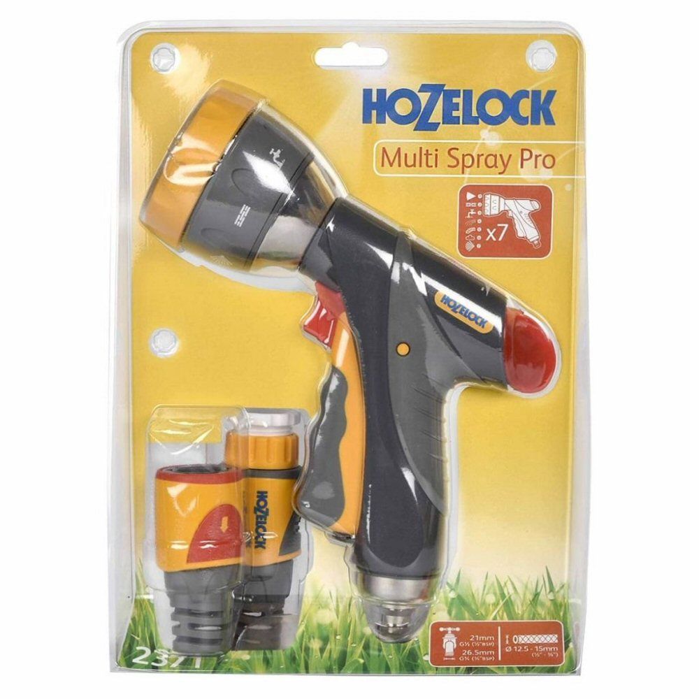 Hozelock Multi Spray Pro Gun with Fittings