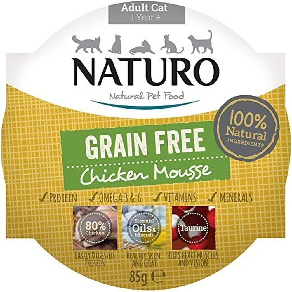 Naturo 85g Adult Cat Tray Chicken Mousse