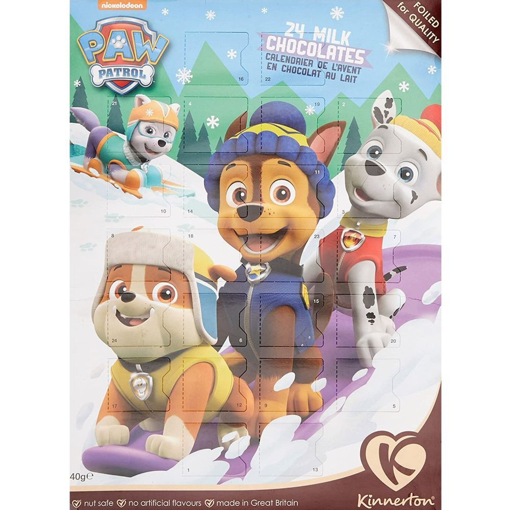 Kinnerton Paw Patrol Milk Chocolate Advent Calendar