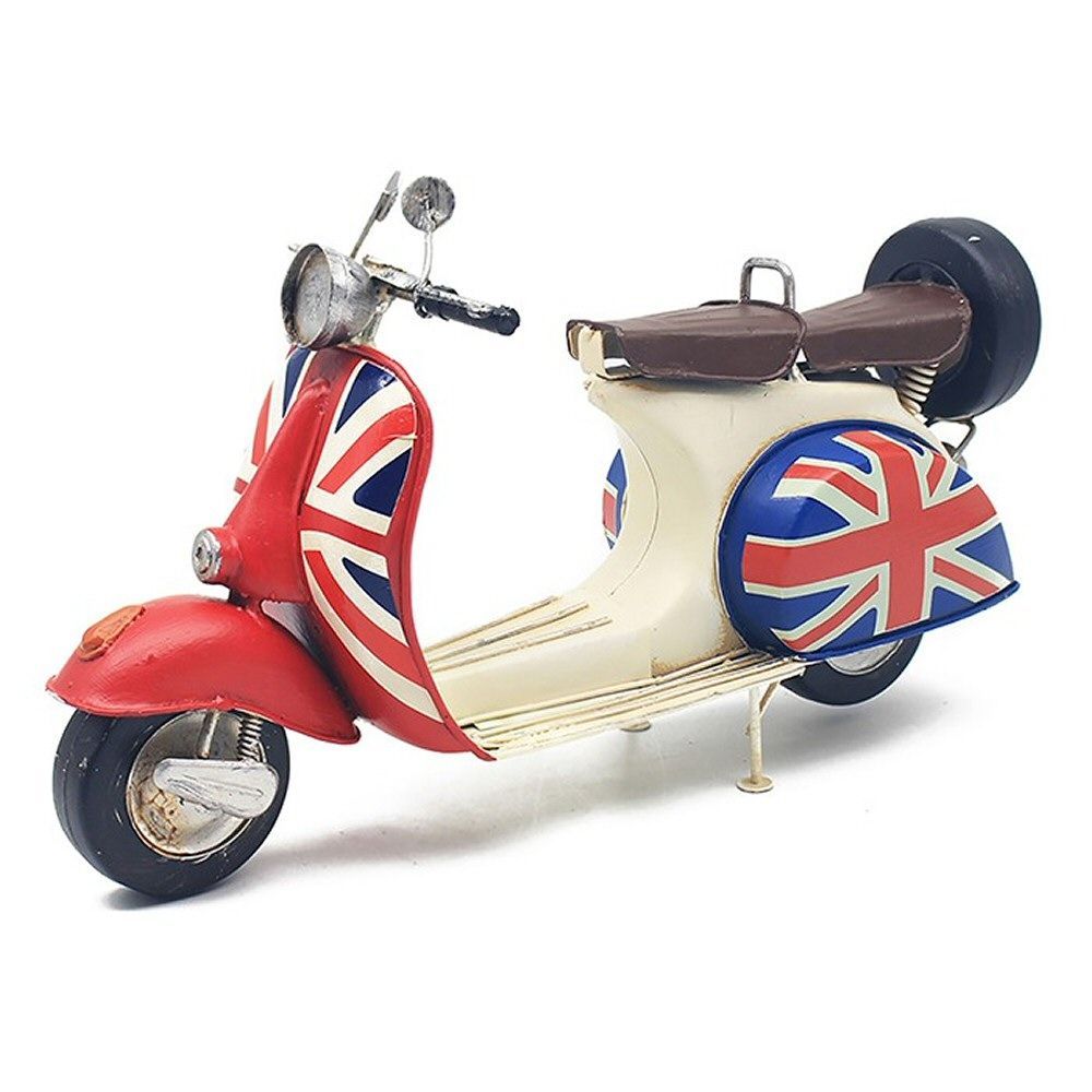 Tin Transport Union Jack Scooter Ornament