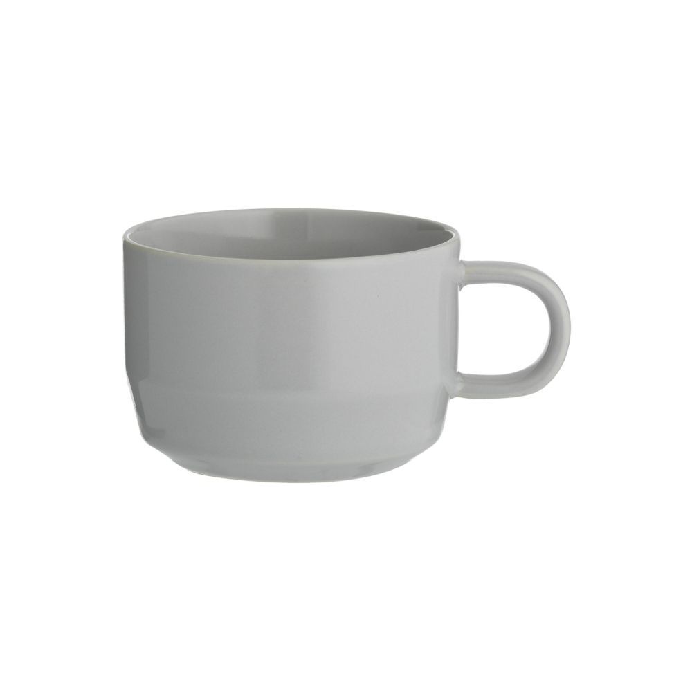 Typhoon 300ml White Grey Flat Cafe Concept Mug