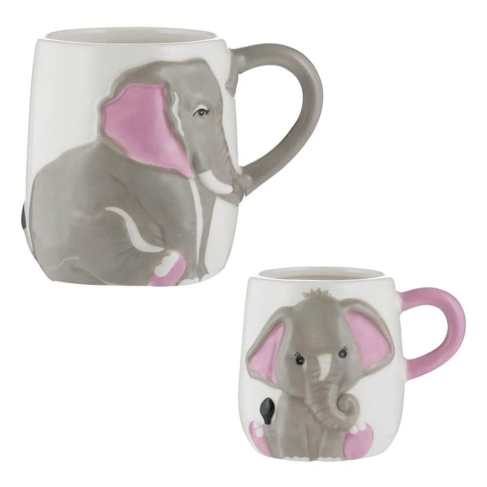 Price & Kensington Elephant Mugs (Set of 2)