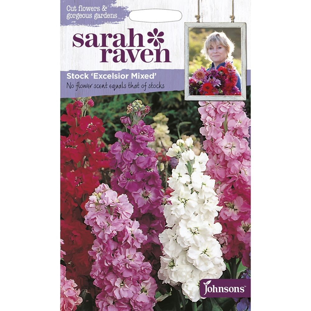 Sarah Raven Stock 'Excelsior Mixed' Seeds