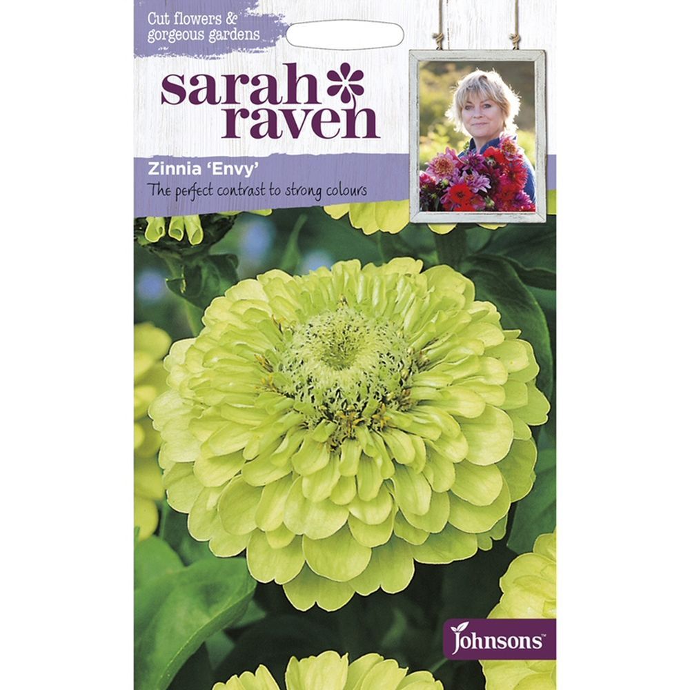 Sarah Raven Zinnia 'Envy' Seeds