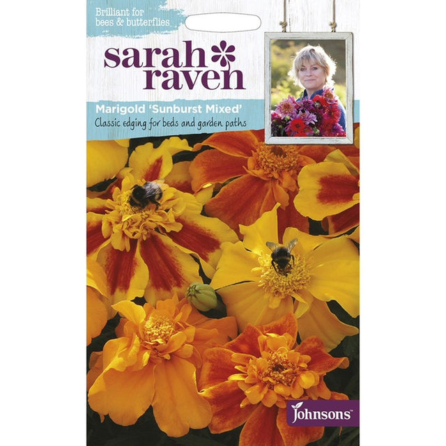 Sarah Raven Marigold 'Sunburst Mixed' Seeds