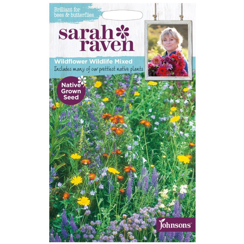 Sarah Raven Wildflower Wildlife Mixed Seeds