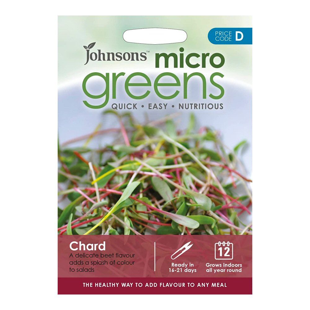 Johnson's Microgreens Chard Bright Lights Seeds