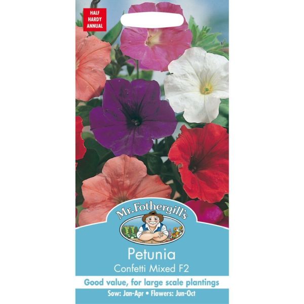 Mr Fothergill's Petunia Frost Mixed F1 Seeds