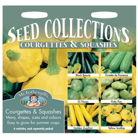 Mr Fothergill's Courgettes & Summer Squashes Seed Collection